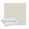 Picture of Detail Linen | Sunbrella® 19" x 17" x 3" Outdoor Dining Cushion