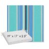 Picture of Dolce Oasis | Sunbrella® 19" x 17" x 3" Outdoor Dining Cushion