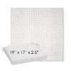Picture of Dumont Snow | Sunbrella® 19" x 17" x 3" Outdoor Dining Cushion