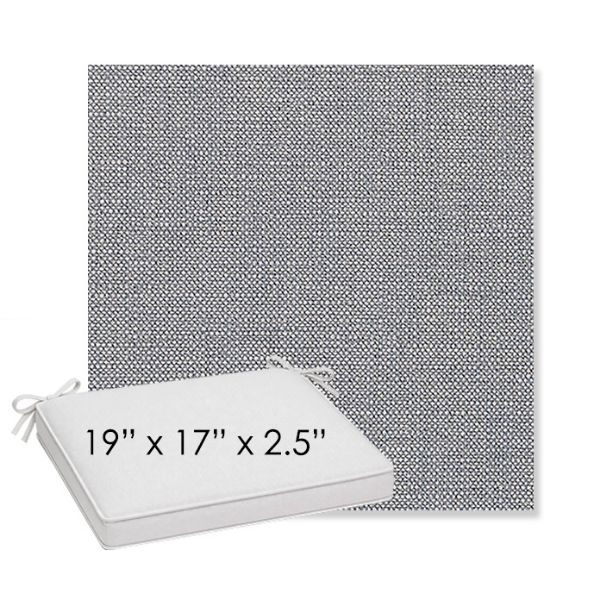 Picture of Linville Denim | Sunbrella® 19" x 17" x 3" Outdoor Dining Cushion