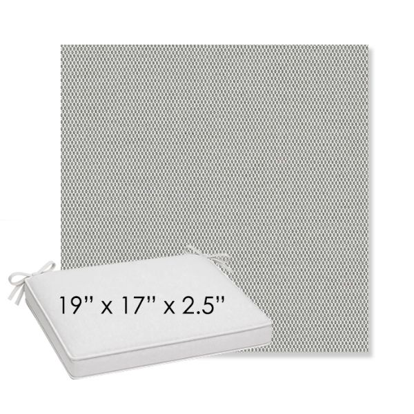 Picture of Lopi Ash | Sunbrella® 19" x 17" x 3" Outdoor Dining Cushion