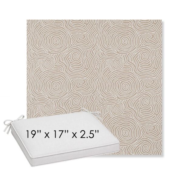 Picture of Lotus Canyon | Sunbrella® 19" x 17" x 3" Outdoor Dining Cushion