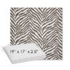 Picture of Namibia Grey | Sunbrella® 19" x 17" x 3" Outdoor Dining Cushion