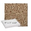 Picture of Nema Teak | Sunbrella® 19" x 17" x 3" Outdoor Dining Cushion