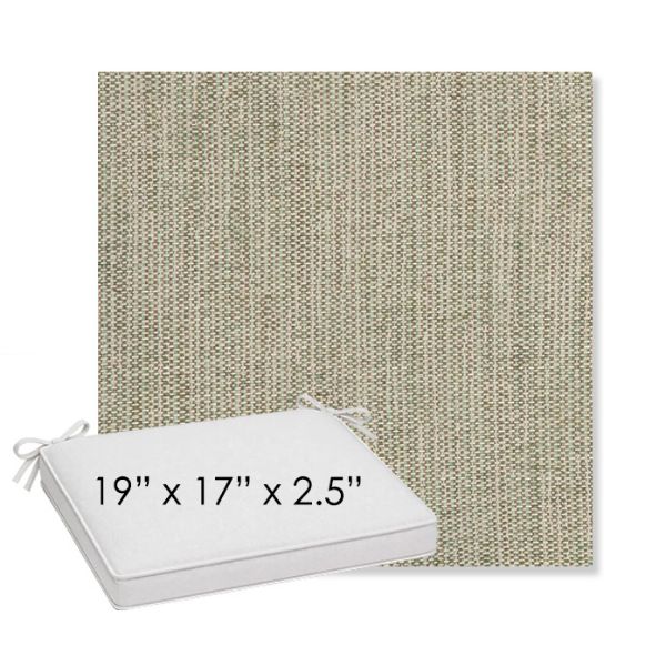 Picture of Nova Moss | Sunbrella® 19" x 17" x 3" Outdoor Dining Cushion