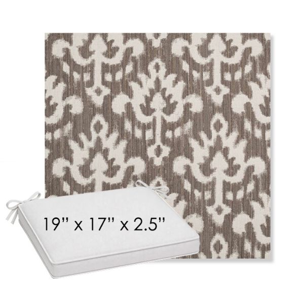 Picture of Patra Mushroom | Sunbrella® 19" x 17" x 3" Outdoor Dining Cushion