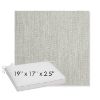 Picture of Pique Gravel | Sunbrella® 19" x 17" x 3" Outdoor Dining Cushion