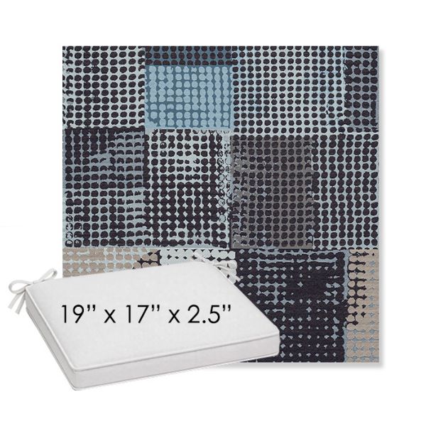 Picture of Pop Patch | Sunbrella® 19" x 17" x 3" Outdoor Dining Cushion