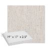 Picture of Poros Sky | Sunbrella® 19" x 17" x 3" Outdoor Dining Cushion