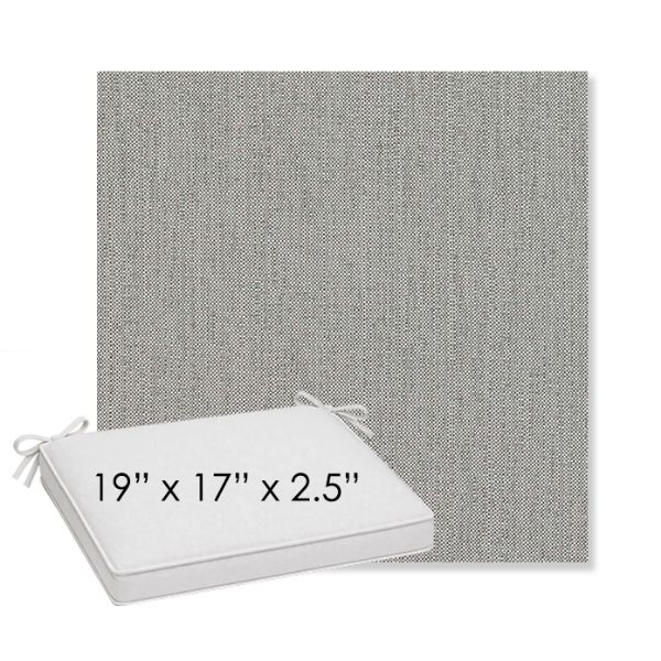 Picture of Savane Nimbus | Sunbrella® 19" x 17" x 3" Outdoor Dining Cushion