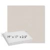 Picture of Shelter White | Sunbrella® 19" x 17" x 3" Outdoor Dining Cushion