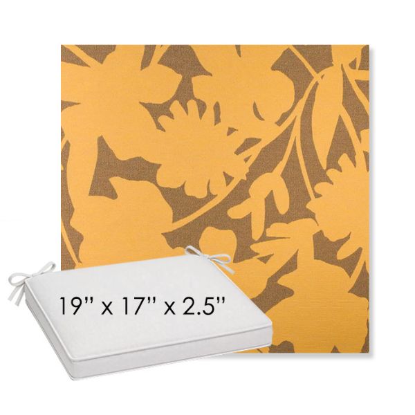 Picture of Sonny Sunshine | Sunbrella® 19" x 17" x 3" Outdoor Dining Cushion