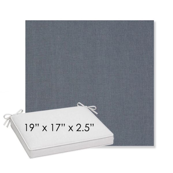 Picture of Tucker Bayfront | Sunbrella® 19" x 17" x 3" Outdoor Dining Cushion