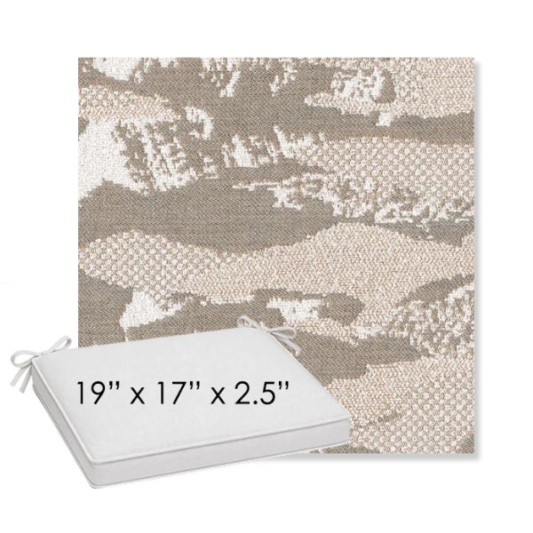 Picture of Yama Fuji | Sunbrella® 19" x 17" x 3" Outdoor Dining Cushion