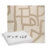 Picture of Brushstroke Stucco | Sunbrella® 19" x 19" x 3" Outdoor Dining Cushion