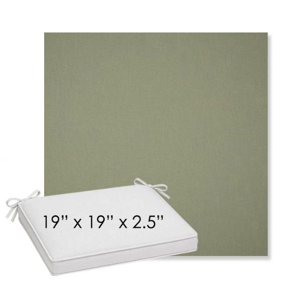 Picture of Canvas Almond | Sunbrella® 19" x 19" x 3" Outdoor Dining Cushion