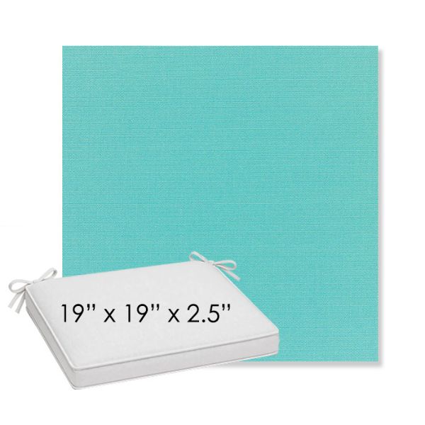 Picture of Canvas Aruba | Sunbrella® 19" x 19" x 3" Outdoor Dining Cushion