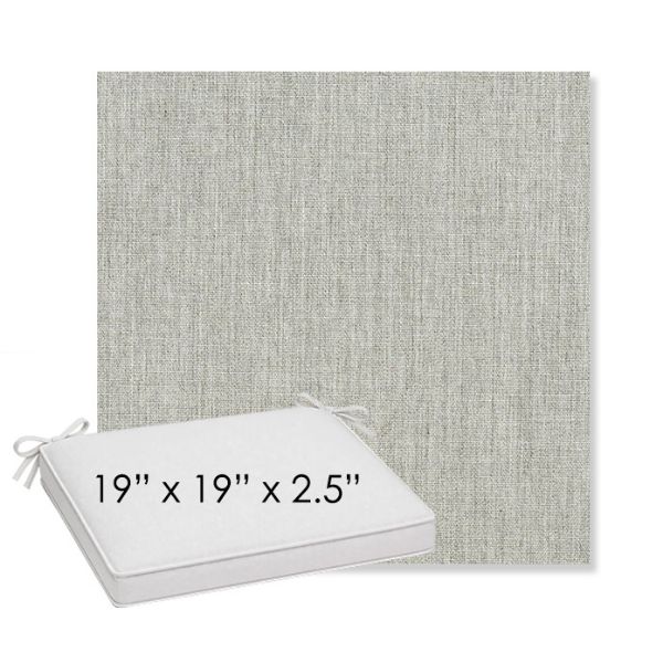 Picture of Canvas Granite | Sunbrella® 19" x 19" x 3" Outdoor Dining Cushion