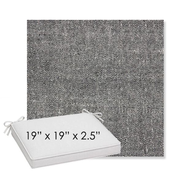 Picture of Chartres Granite | Sunbrella® 19" x 19" x 3" Outdoor Dining Cushion
