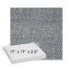 Picture of Chartres Storm | Sunbrella® 19" x 19" x 3" Outdoor Dining Cushion