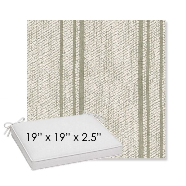 Picture of Harvest Nile | Sunbrella® 19" x 19" x 3" Outdoor Dining Cushion