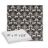 Picture of Jaipur Frame Onyx | Sunbrella® 19" x 19" x 3" Outdoor Dining Cushion