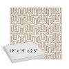 Picture of Key Figure Mineral | Sunbrella® 19" x 19" x 3" Outdoor Dining Cushion