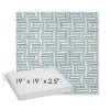 Picture of Key Figure Twilight | Sunbrella® 19" x 19" x 3" Outdoor Dining Cushion