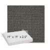Picture of Kudos Carbon | Sunbrella® 19" x 19" x 3" Outdoor Dining Cushion