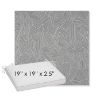 Picture of Leaf Structure Slate | Sunbrella® 19" x 19" x 3" Outdoor Dining Cushion