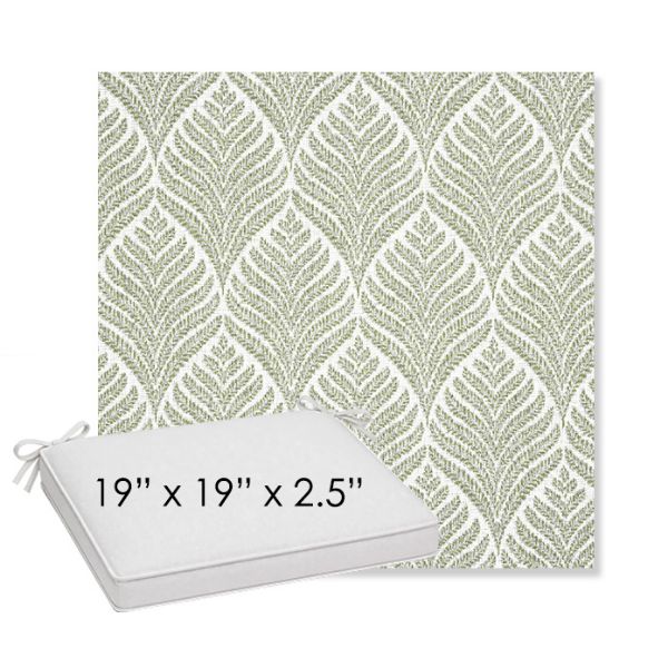 Picture of Linnaeus Spring | Sunbrella® 19" x 19" x 3" Outdoor Dining Cushion