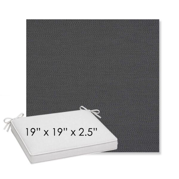 Picture of Lopi Shadow | Sunbrella® 19" x 19" x 3" Outdoor Dining Cushion