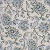 Picture of Martha Floral Periwinkle | Sunbrella® 19" x 19" x 3" Outdoor Dining Cushion