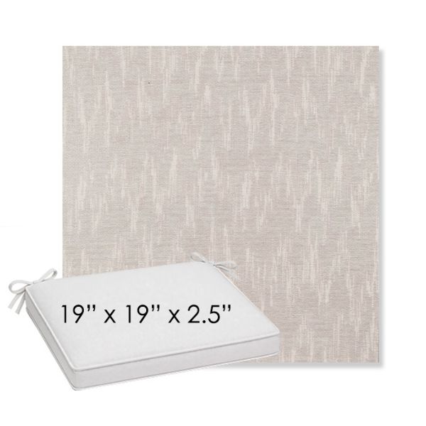 Picture of Mountains Snow | Sunbrella® 19" x 19" x 3" Outdoor Dining Cushion