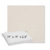 Picture of Natte White | Sunbrella® 19" x 19" x 3" Outdoor Dining Cushion