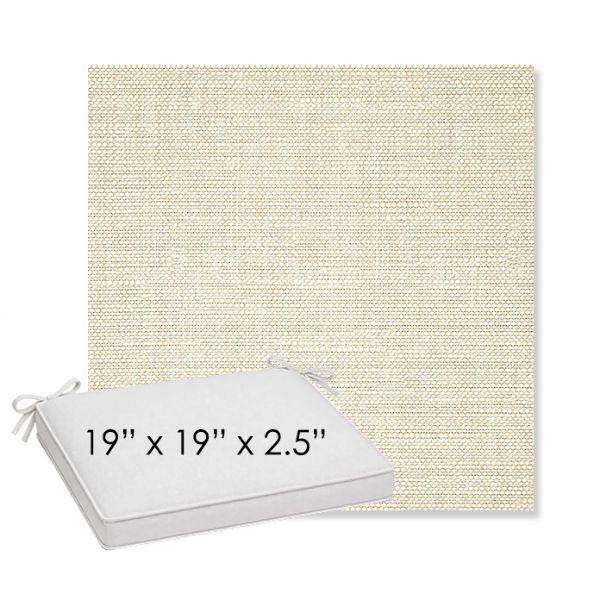 Picture of Piazza Vapor | Sunbrella® 19" x 19" x 3" Outdoor Dining Cushion