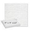 Picture of Piazza White | Sunbrella® 19" x 19" x 3" Outdoor Dining Cushion