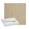 Picture of Pique Sand | Sunbrella® 19" x 19" x 3" Outdoor Dining Cushion