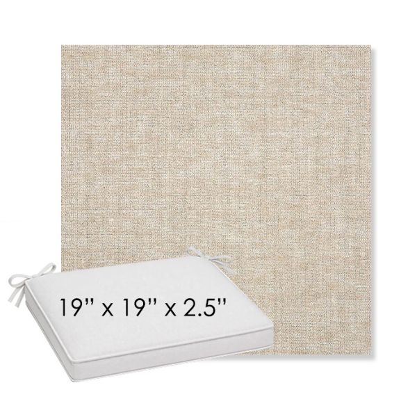 Picture of Platform Cloud | Sunbrella® 19" x 19" x 3" Outdoor Dining Cushion