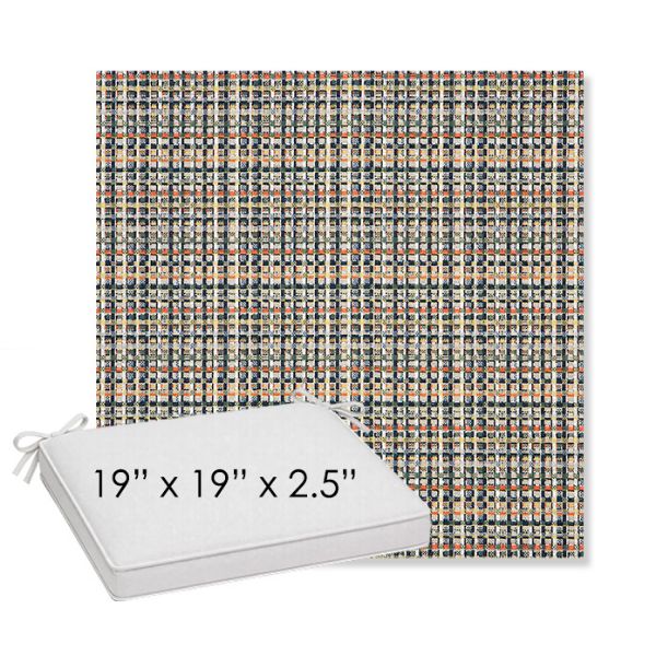 Picture of Principle Tropics | Sunbrella® 19" x 19" x 3" Outdoor Dining Cushion