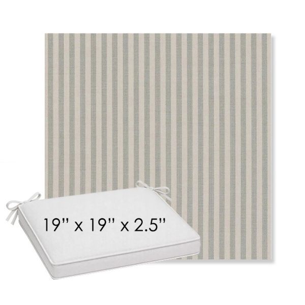 Picture of Refresh Spa | Sunbrella® 19" x 19" x 3" Outdoor Dining Cushion