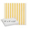 Picture of Sail Away Sunflower | Sunbrella® 19" x 19" x 3" Outdoor Dining Cushion