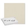 Picture of Savane White | Sunbrella® 19" x 19" x 3" Outdoor Dining Cushion