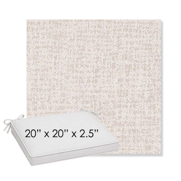 Picture of Abstraction Dune | Sunbrella® 20" x 20" x 3" Outdoor Dining Cushion