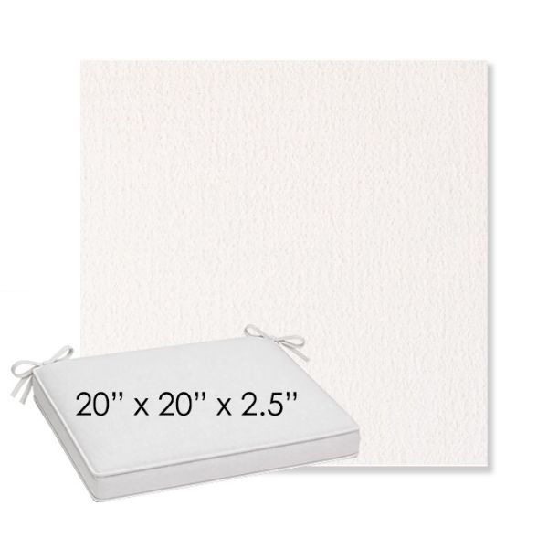 Picture of Abstraction Snow | Sunbrella® 20" x 20" x 3" Outdoor Dining Cushion