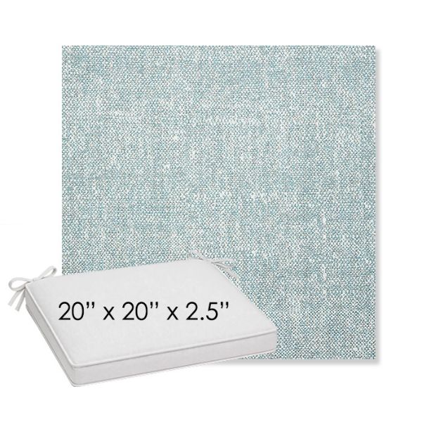Picture of Chartres Opal | Sunbrella® 20" x 20" x 3" Outdoor Dining Cushion