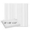 Picture of Compose Linen | Sunbrella® 20" x 20" x 3" Outdoor Dining Cushion