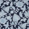 Picture of Floral Song Navy | Sunbrella® 20" x 20" x 3" Outdoor Dining Cushion