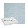 Picture of Idol Frost | Sunbrella® 20" x 20" x 3" Outdoor Dining Cushion