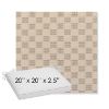 Picture of Mend Terracotta | Sunbrella® 20" x 20" x 3" Outdoor Dining Cushion